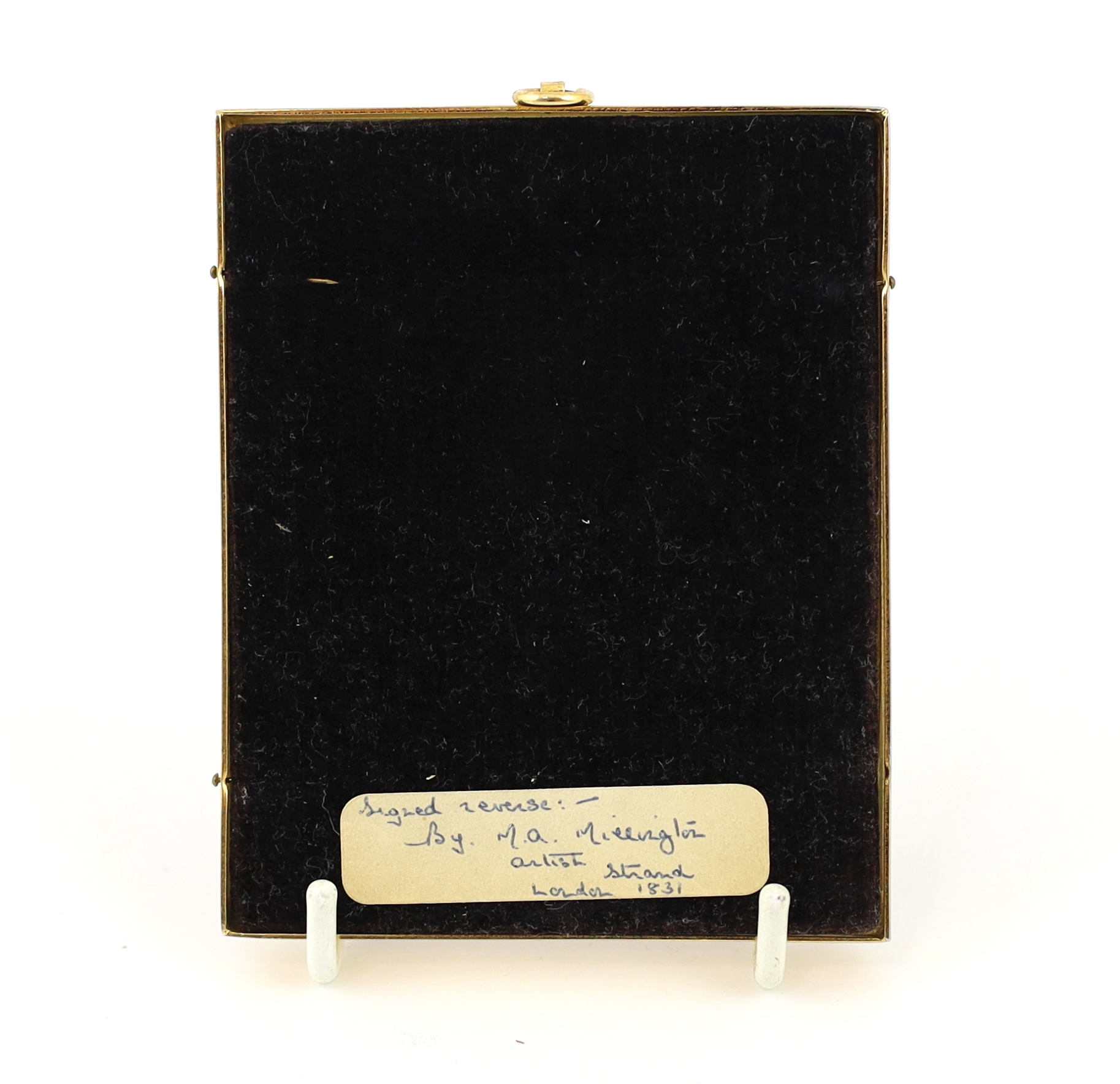 James Heath Millington (Irish, 1799-1872), Portrait miniature of an army officer, watercolour on ivory, 9 x 7.2cm. CITES Submission reference D474HV9E